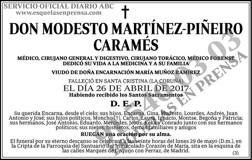 Modesto Martínez-Piñeiro Caramés